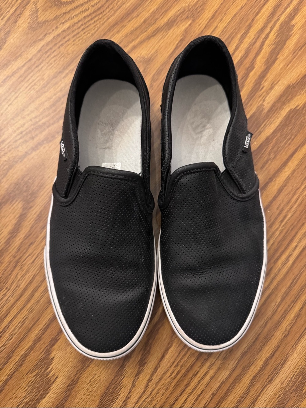 Vans Black Slip-On Sneakers